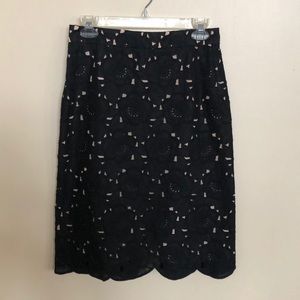J.Crew Collection Austrian Lace Skirt size 2